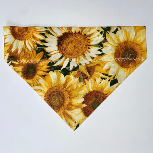 Sunflower Slip-on Bandana - cotton